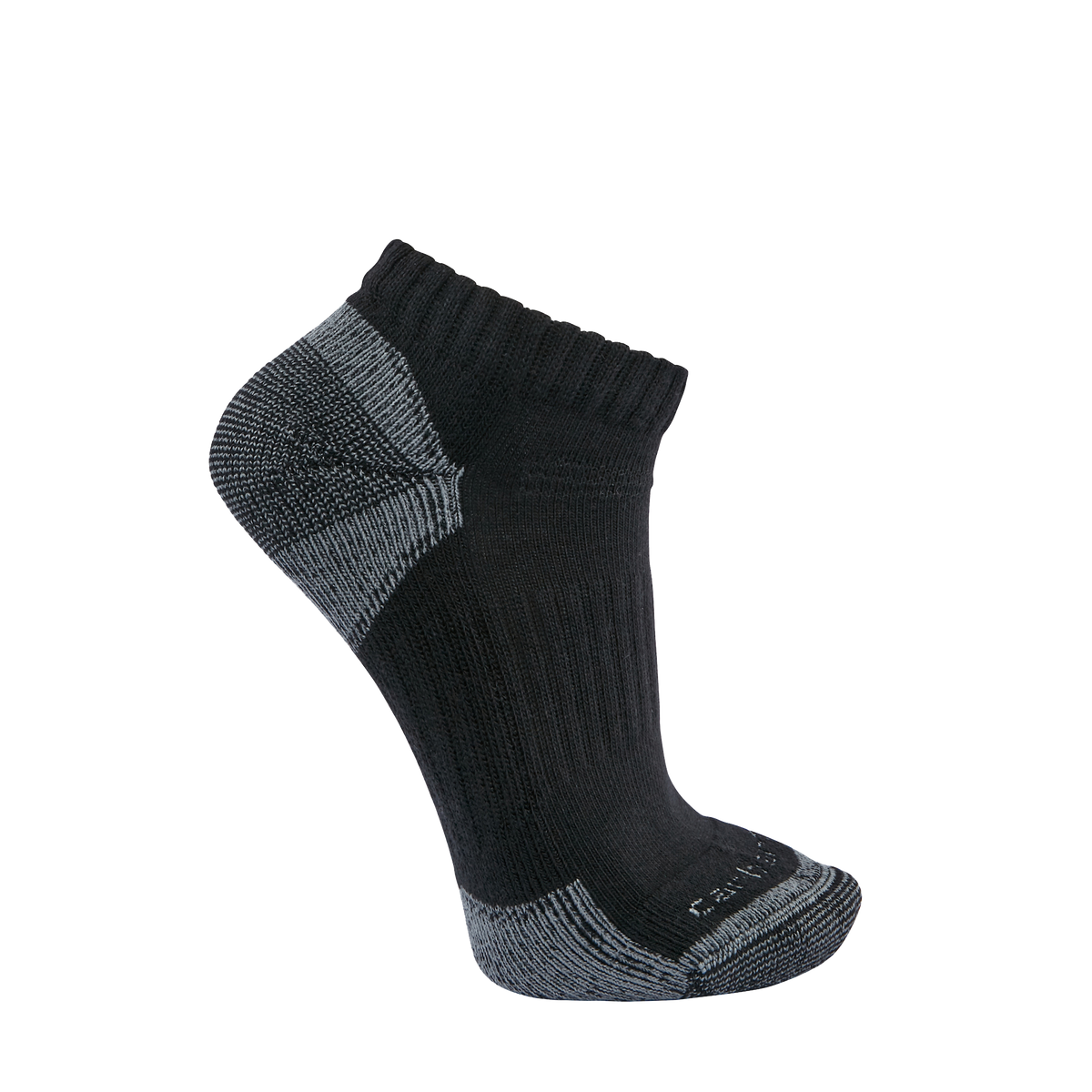Carhartt Midweight Cotton Blend Low Cut Sock 3 Pack - Black, XL