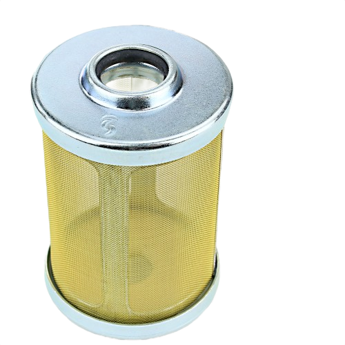 Metal fuel screen with fine mesh and circular open ends for filtering debris in fuel systems
