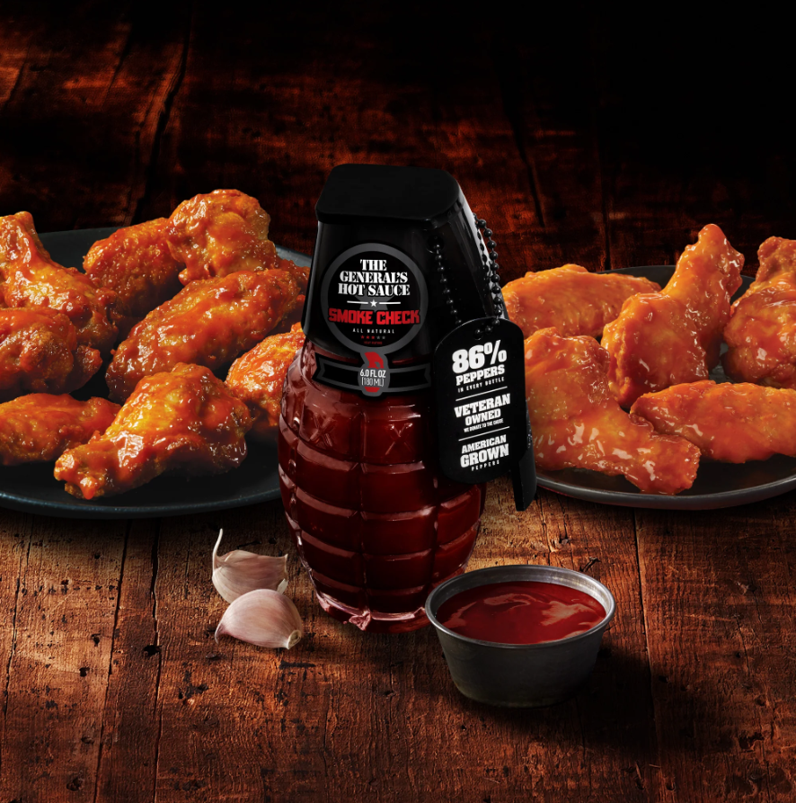 The General's Smoke Check Hot Sauce, 6 oz.