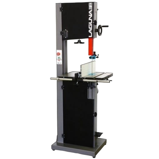 Floor-standing 2-1/2 HP band saw with adjustable table and blade for precision woodworking and home improvement tasks