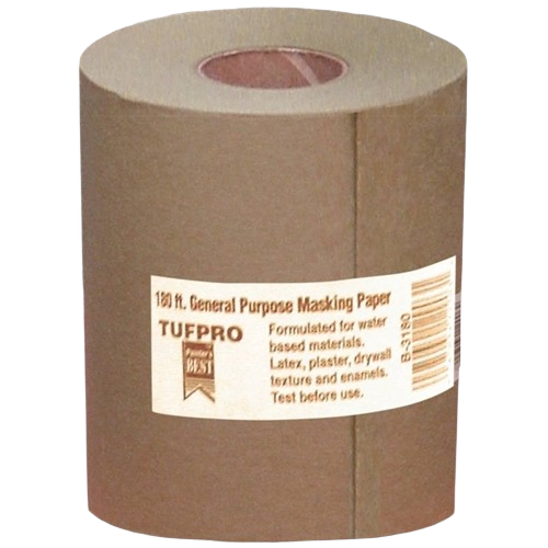 Brown general purpose masking paper roll designed for painting projects in Paint & Supplies and Home Improvement collections under $50