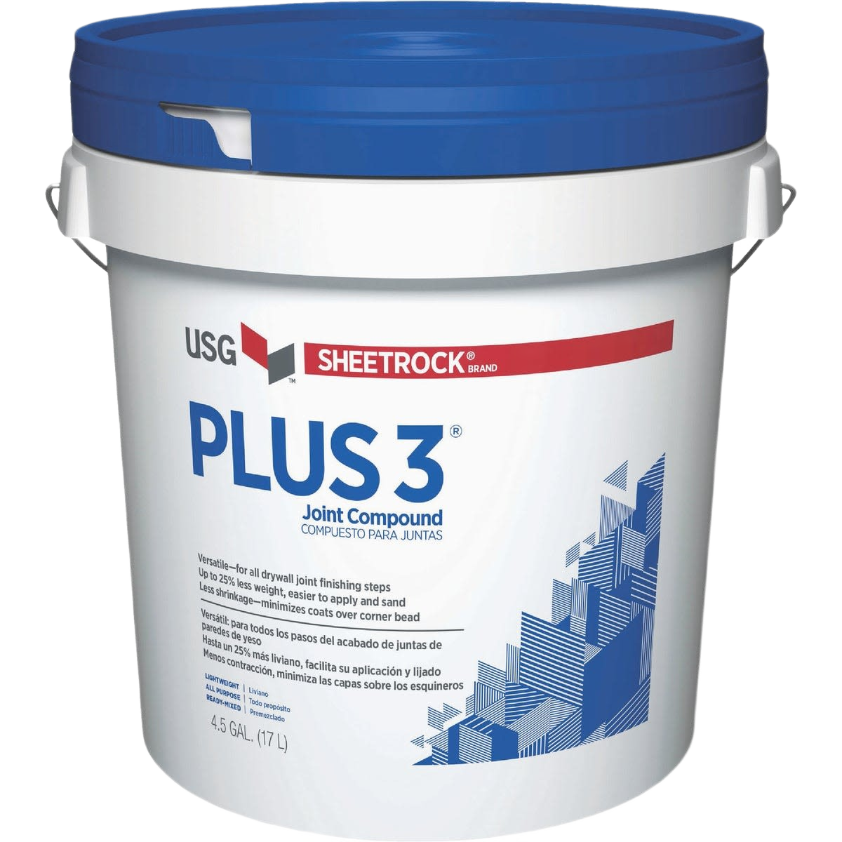 Sheetrock Plus 3 Pre-Mixed Lightweight All-Purpose Drywall Joint Compound
