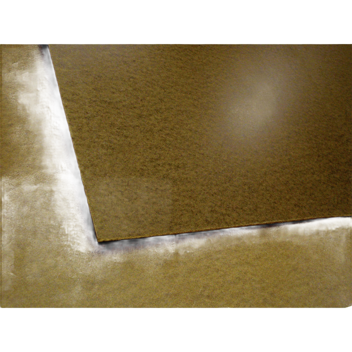 Two overlapping smooth brown hardboard sheets suitable for home improvement and DIY projects