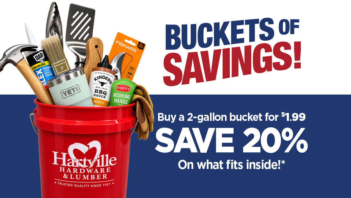 Middlefield Bucket Sale