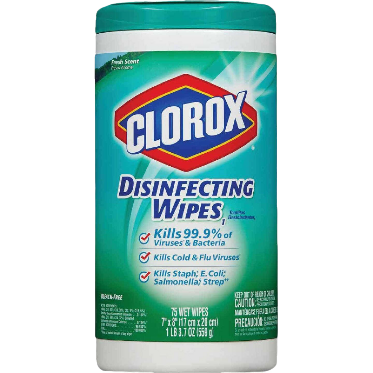 Container of Clorox fresh scent disinfecting wipes for household cleaning and disinfecting tasks under $25 collections