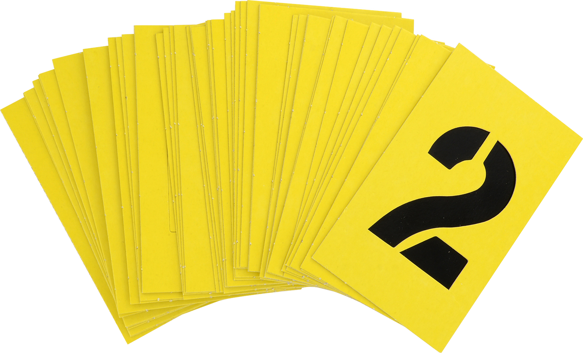 Hillman 2" Letter and Number Stencil, 2-Pack
