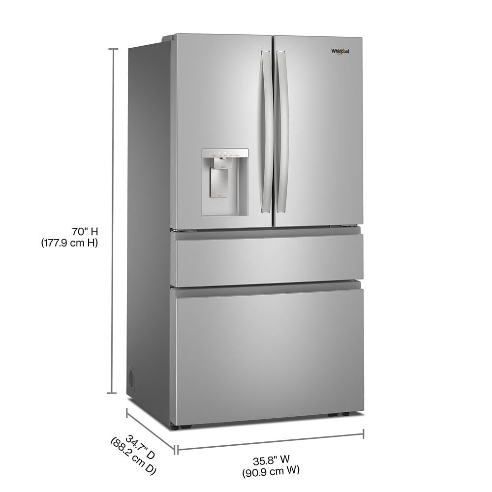 Whirlpool® 29 Cu. Ft. Family-Sized Capacity French Door Refrigerator with Flexible Temperature Drawer