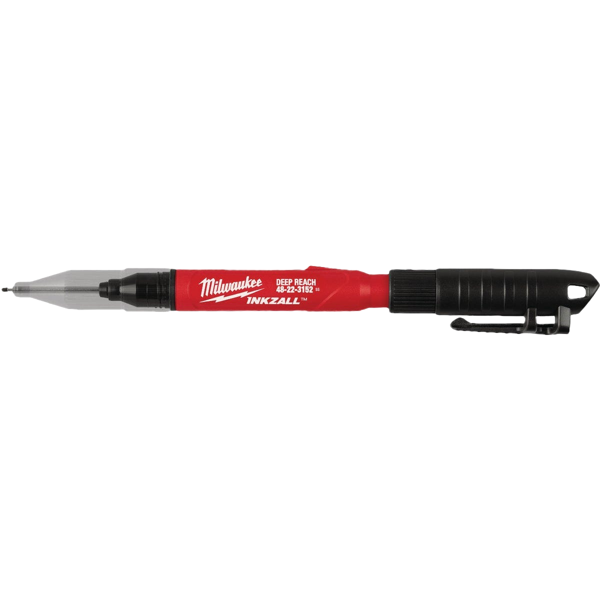 Milwaukee INKZALL 2-in-1 Deep Reach Ultra Fine Point Black Jobsite Marker