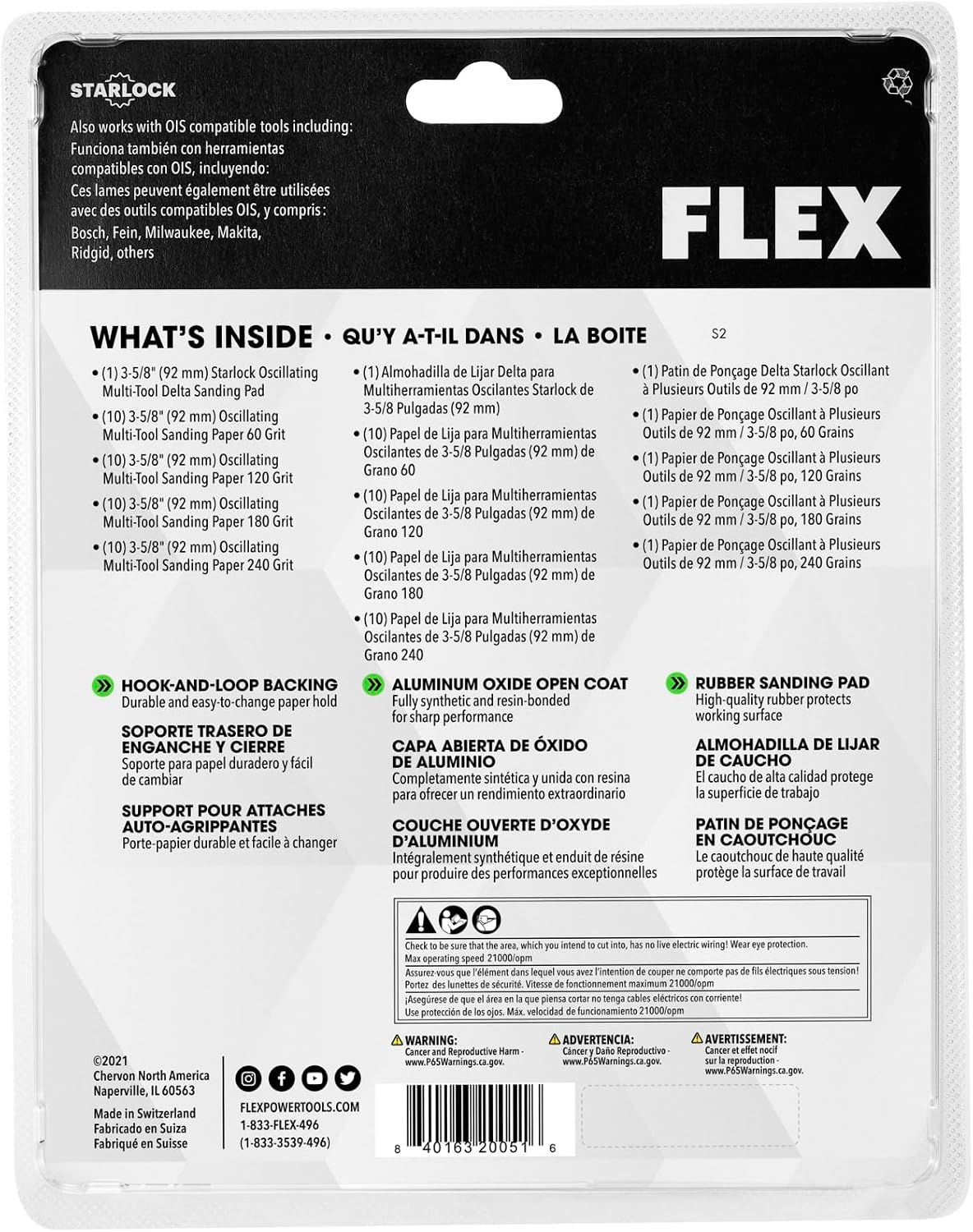 FLEX 41-Pc. Sanding Project Set
