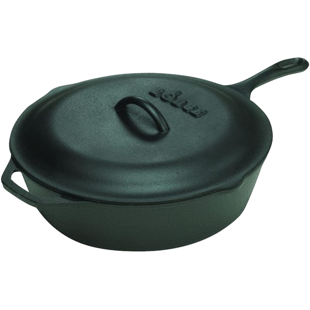 Extra deep cast iron chicken fryer with lid and practical handle in kitchenware and Lodge Cast Iron collections