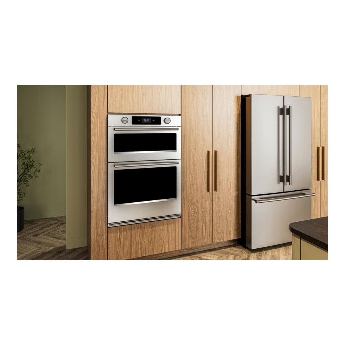 27-inch Smart Electric Combo Wall Oven with Assisted Cooking Modes - PrintShield™ Finish