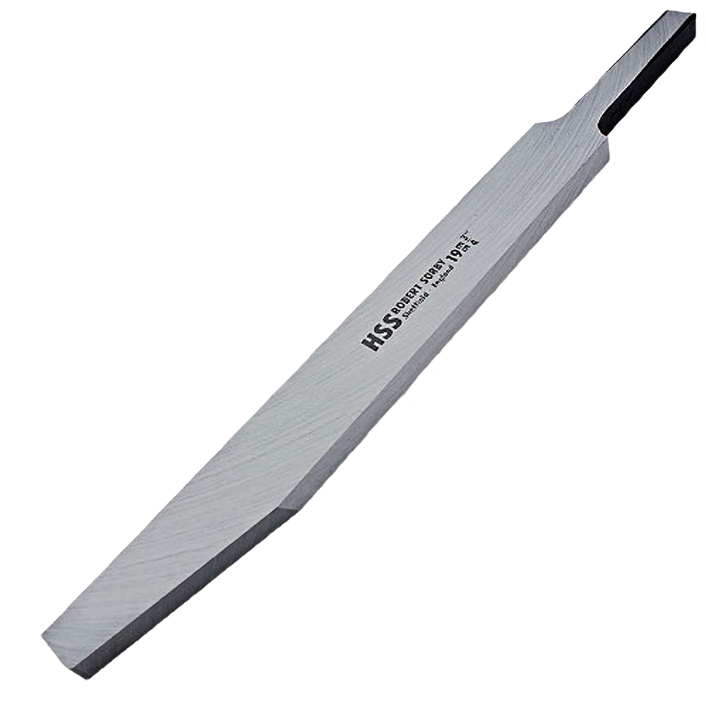 High-speed steel side cut scraper blade for woodworking tools in Robert Sorby collection under $100