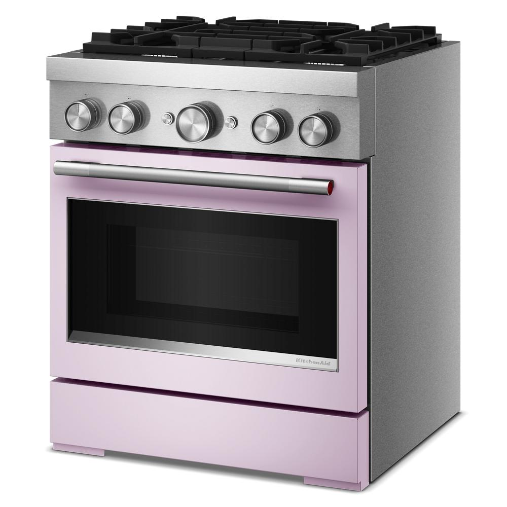 30-Inch 4 Burner Commercial-Style Dual Fuel Range with No Preheat Air Fry Mode