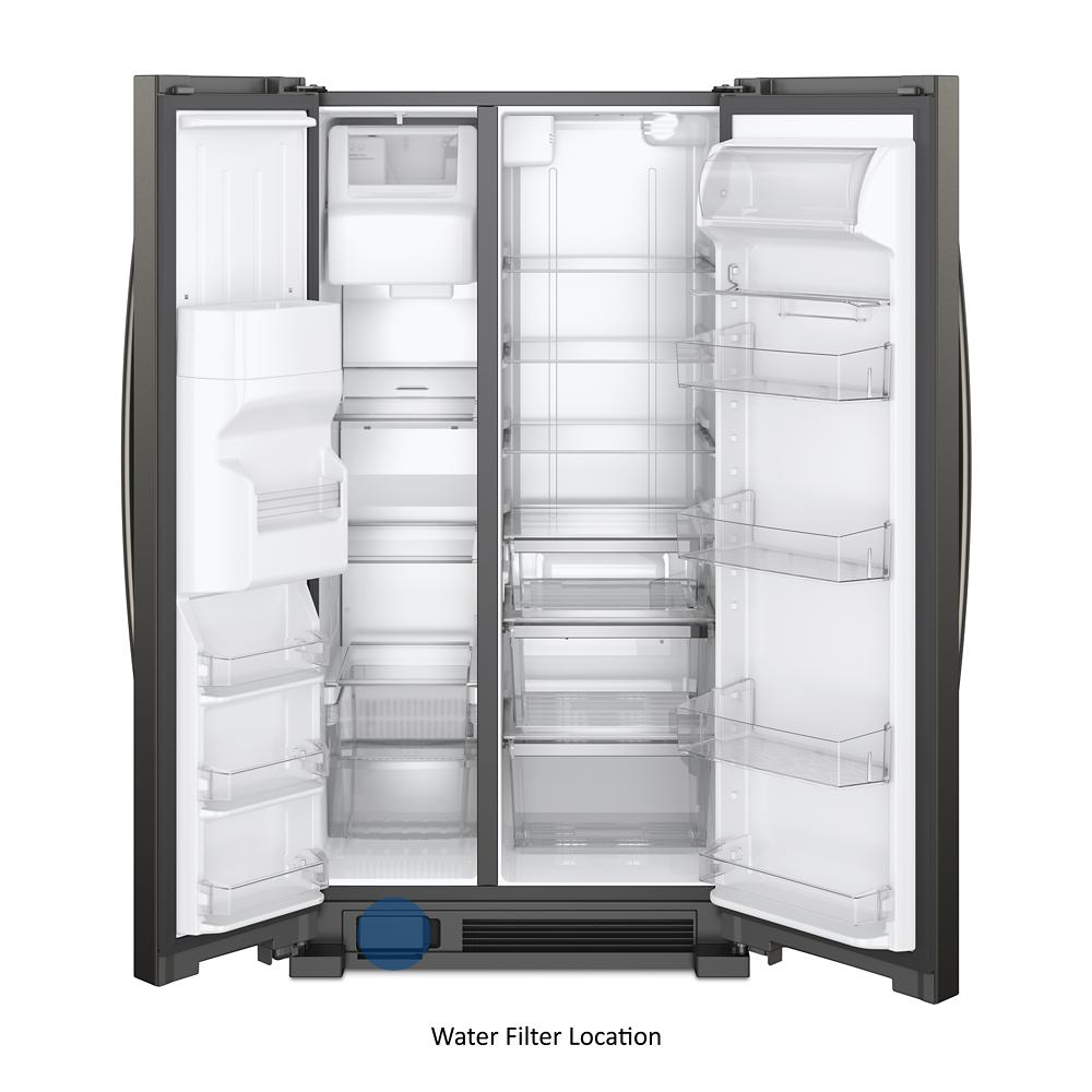33-inch Wide Side-by-Side Refrigerator - 21 cu. ft.