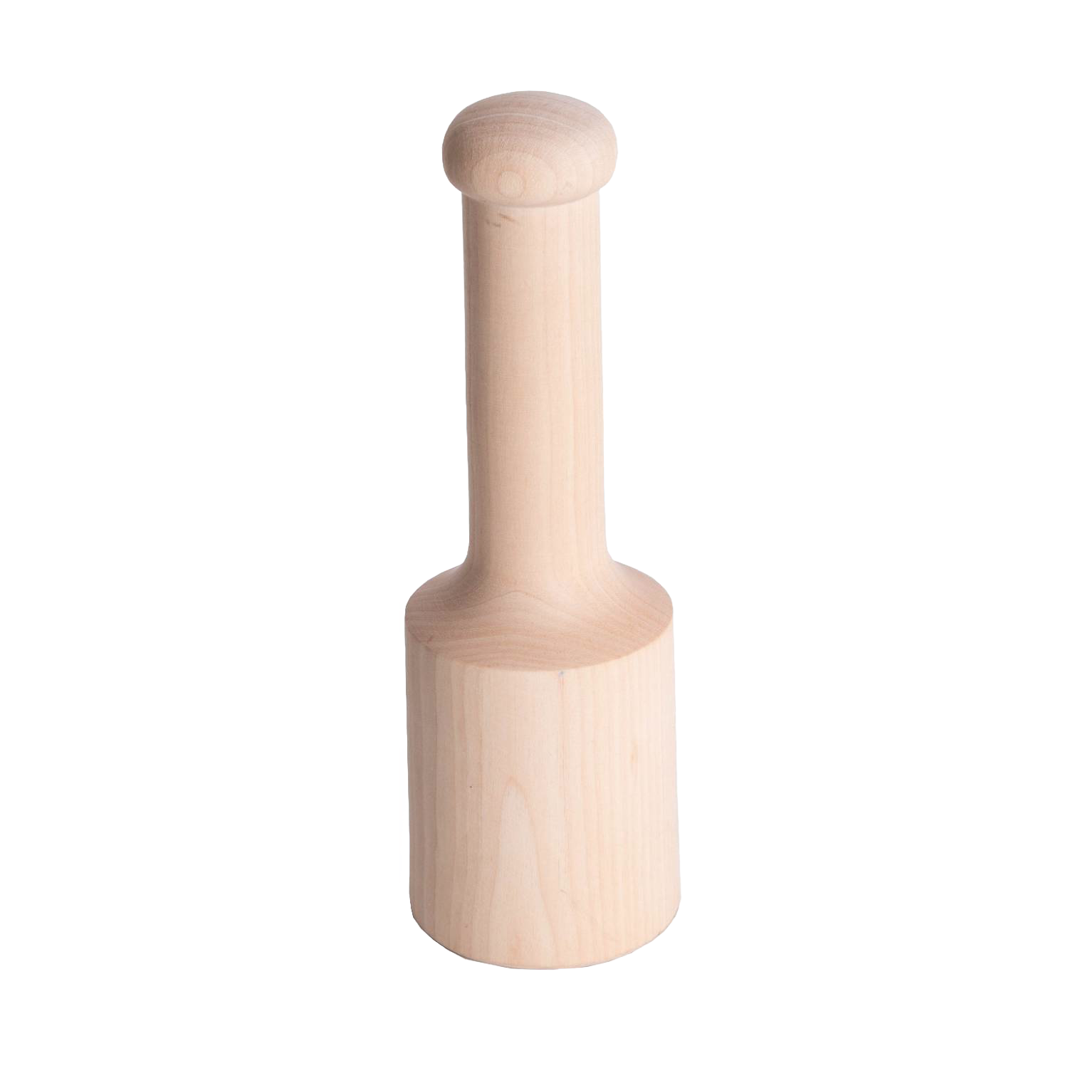 Light birch wood mallet with rounded handle, ideal for woodworking and tool accessory collections under $50 and $100.