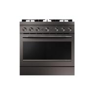 36-inch commercial-style gas range with six burners and stainless steel finish from Gas Ranges collection
