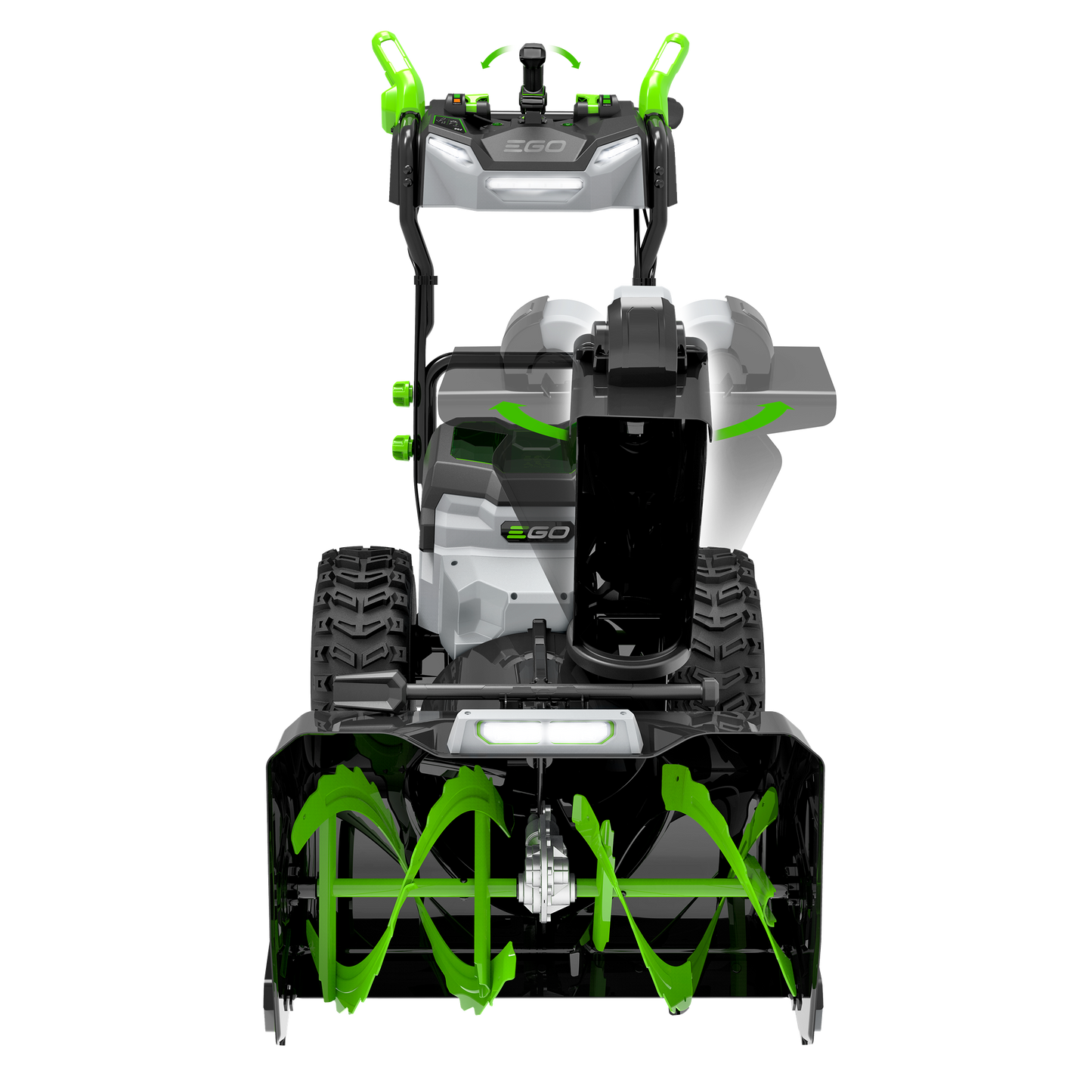 EGO POWER+ 28 in. Self-Propelled 2-Stage Snow Blower with Peak Power™ and 12.0 Ah Batteries (2) and Dual Port Charger