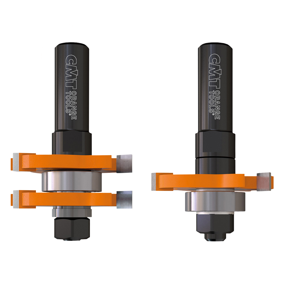 CMT Orange Tools 1-7/8" x 3/4" Tongue And Groove Set, 1/2" Shank