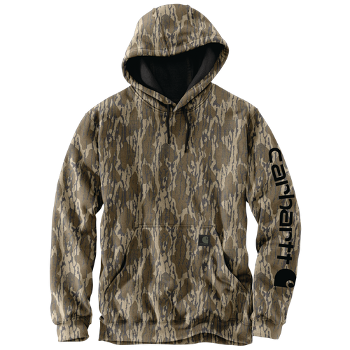 Carhartt Marquette Mossy Oak Camo Sweatshirt - Mossy Oak Bottomland Camo, Large