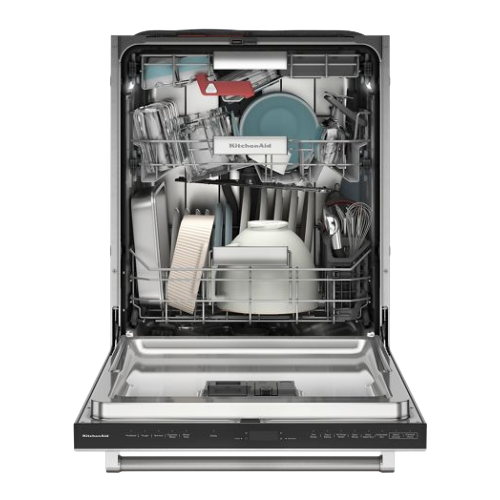 KitchenAid® 39 dBA PrintShield™ Finish Flush-to-Cabinet Dishwasher with FreeFlex™ Fit Third Level Rack