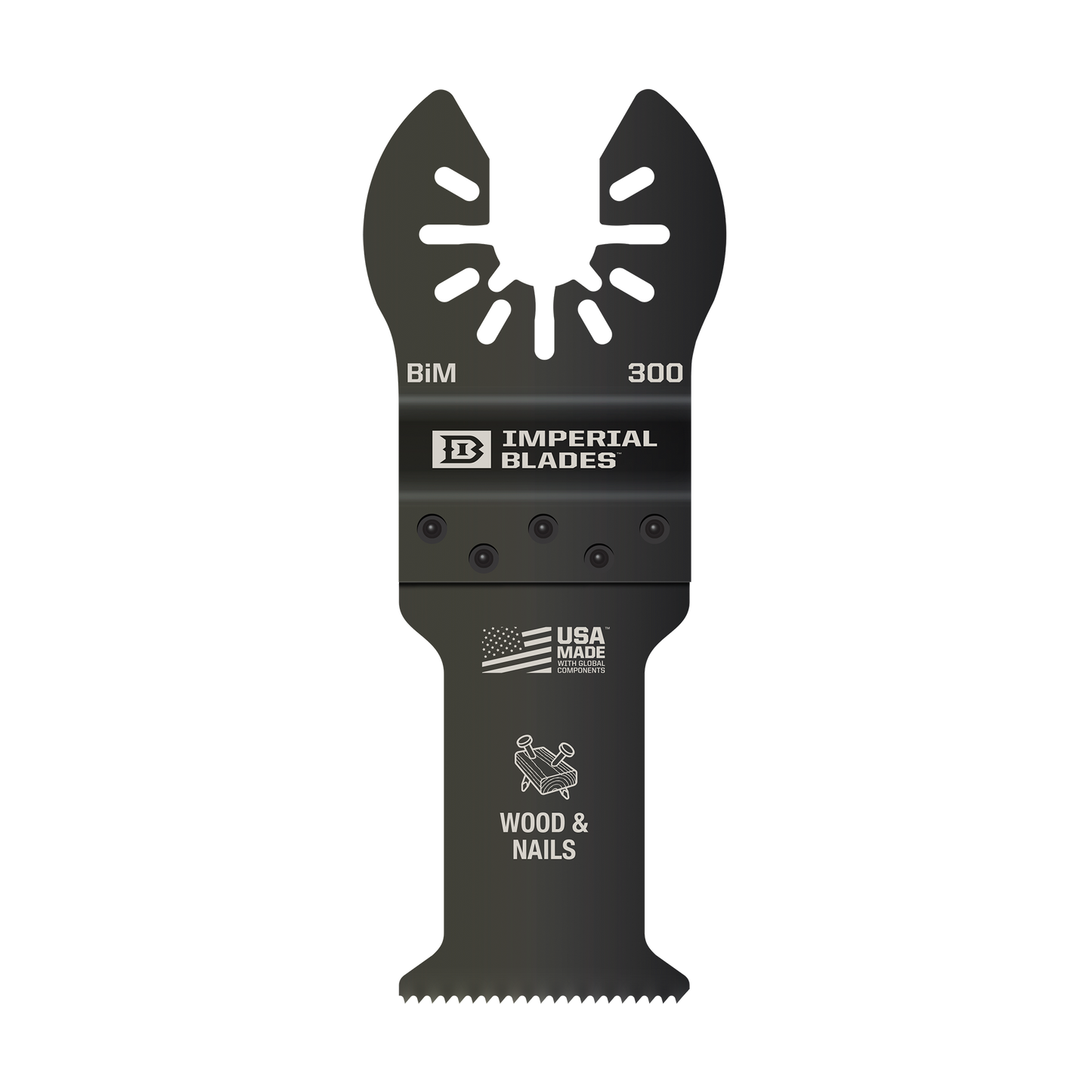 Milwaukee IMPERIAL BLADES™ ONE-FIT™ 1-1/4" Bi-Metal Wood & Nails Blade, 1PK