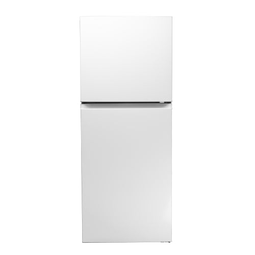 White top mount refrigerator with two doors, sleek design for kitchen and appliances collections