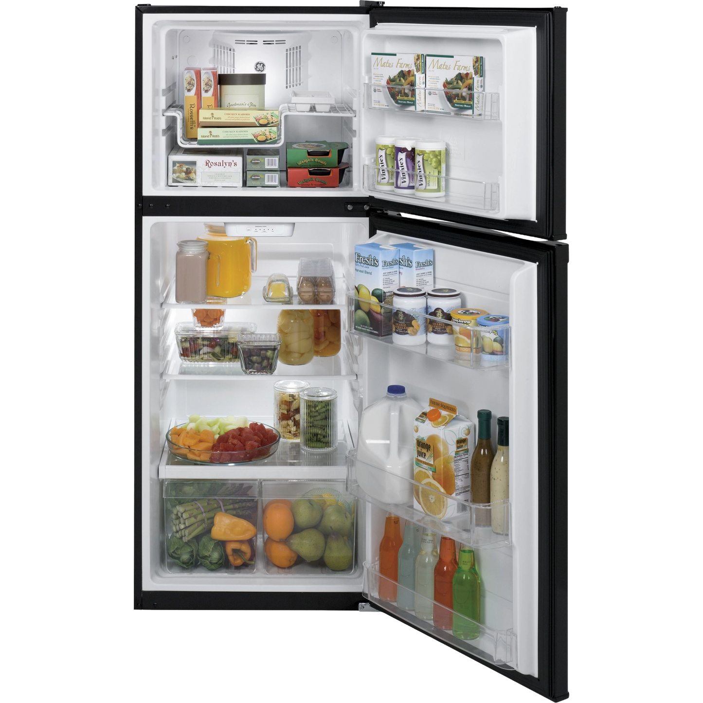 GE® ENERGY STAR® 11.6 cu. ft. Top-Freezer Refrigerator