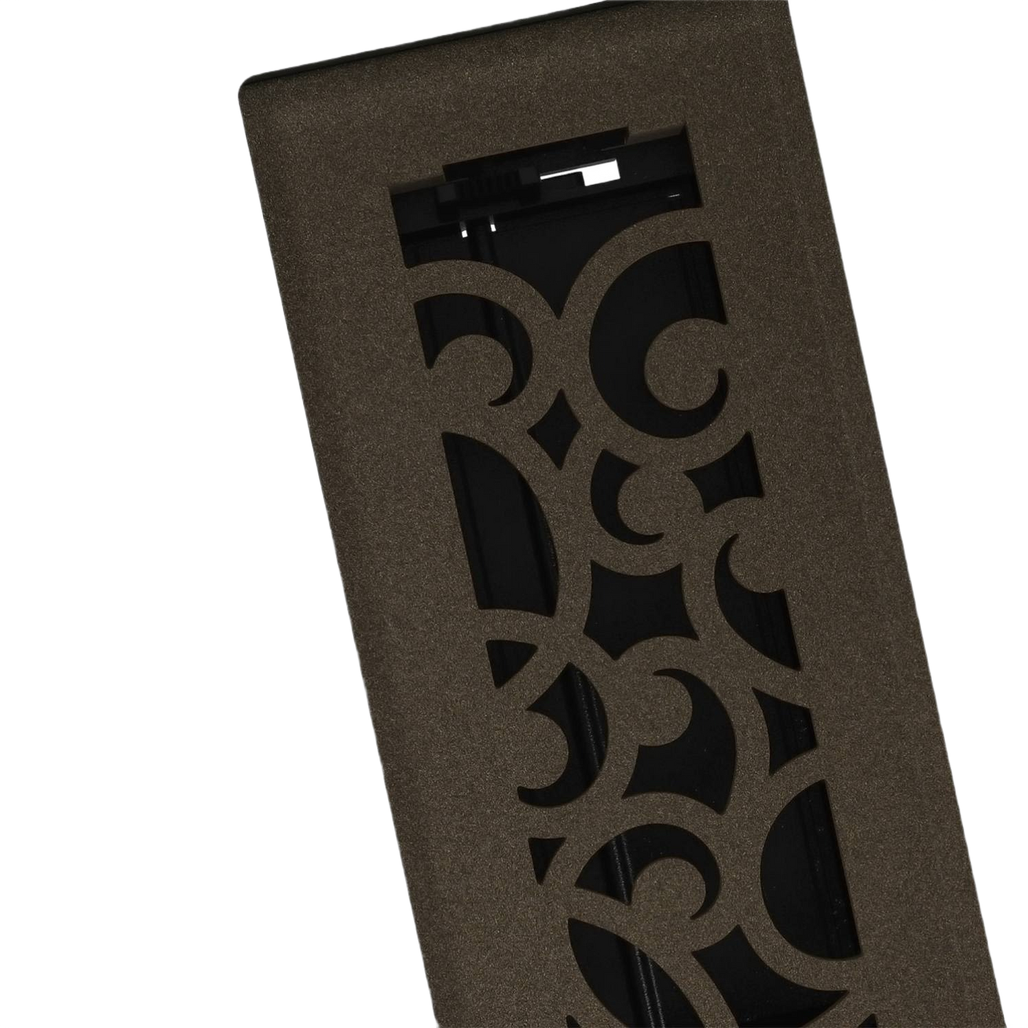 Bronze Age floor register with durable steel face and decorative cutout pattern for home improvement under $50 Plumbing collection