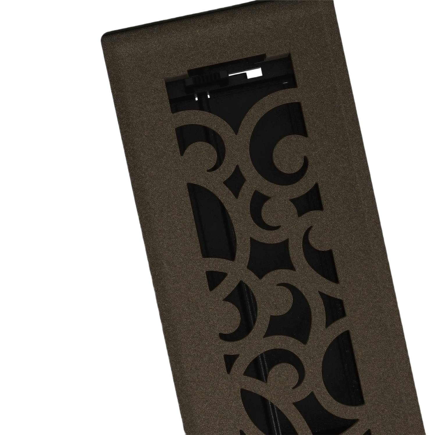 Bronze Age floor register with durable steel face and decorative cutout pattern for home improvement under $50 Plumbing collection