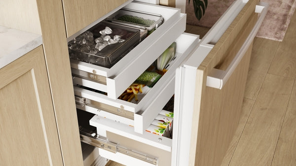 Benchmark™, Built-in Bottom Freezer Refrigerator, 30'', Softclose® Flat Hinge