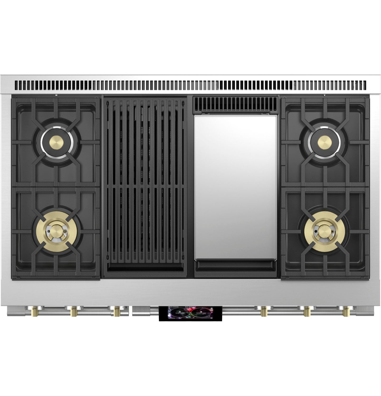 Monogram 48" Dual-Fuel Professional Range with 4 Burners, Grill, and Griddle