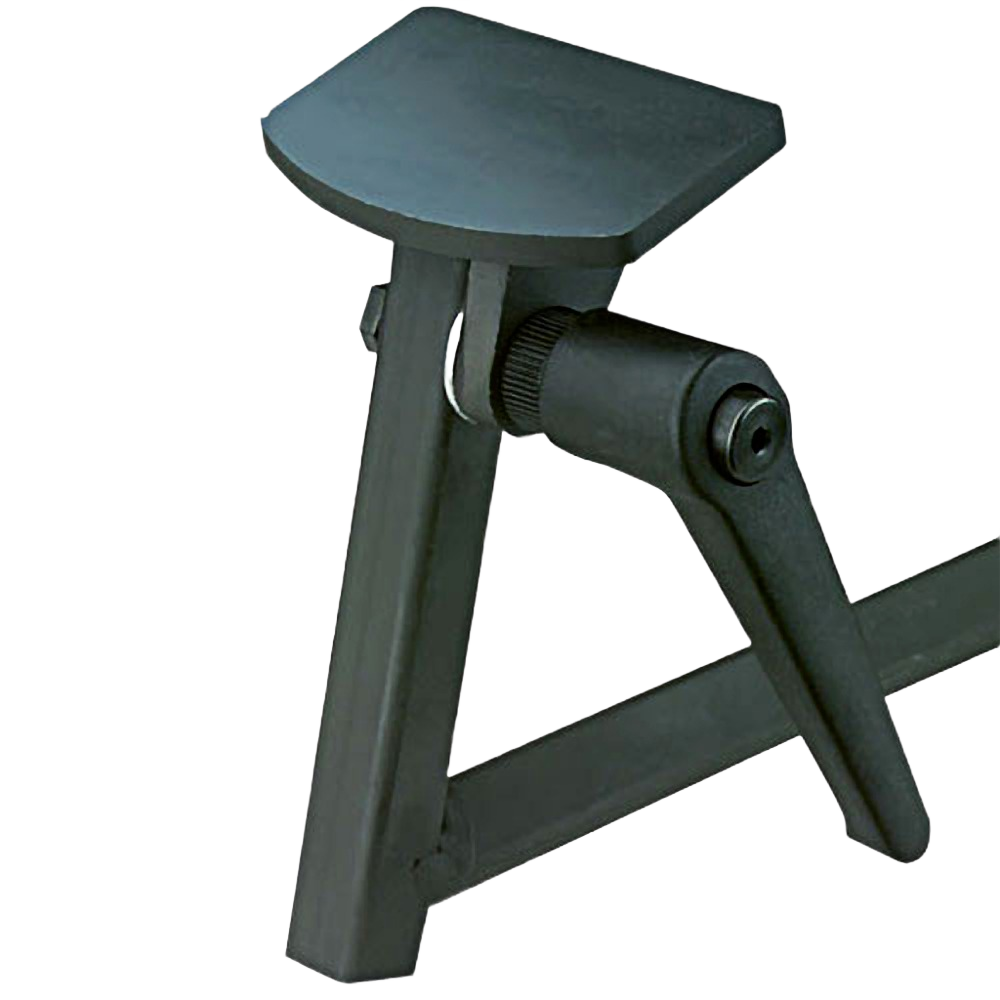 Compact black metal mini platform accessory for precision sharpening of small woodworking tools and home improvement tasks