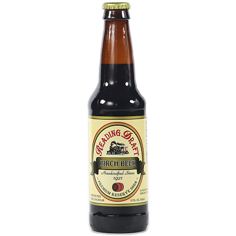 Glass bottle of handcrafted birch beer soda with natural ingredients from drinks and food collections under $50