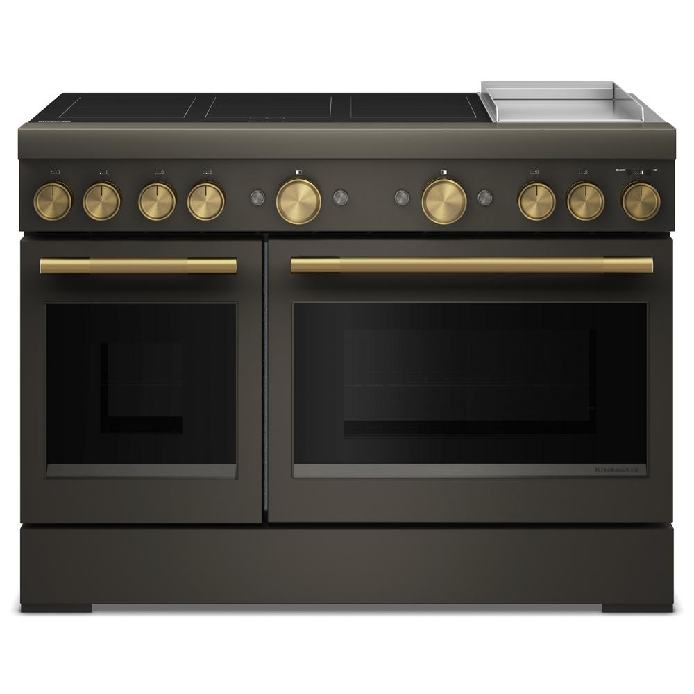 48-Inch 6-Element Induction Freestanding Commercial-Style Range with Griddle