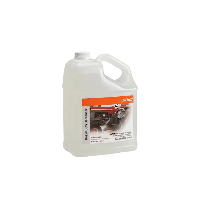 One-gallon container of STIHL heavy duty degreaser for power tool cleaning in tool accessories collections