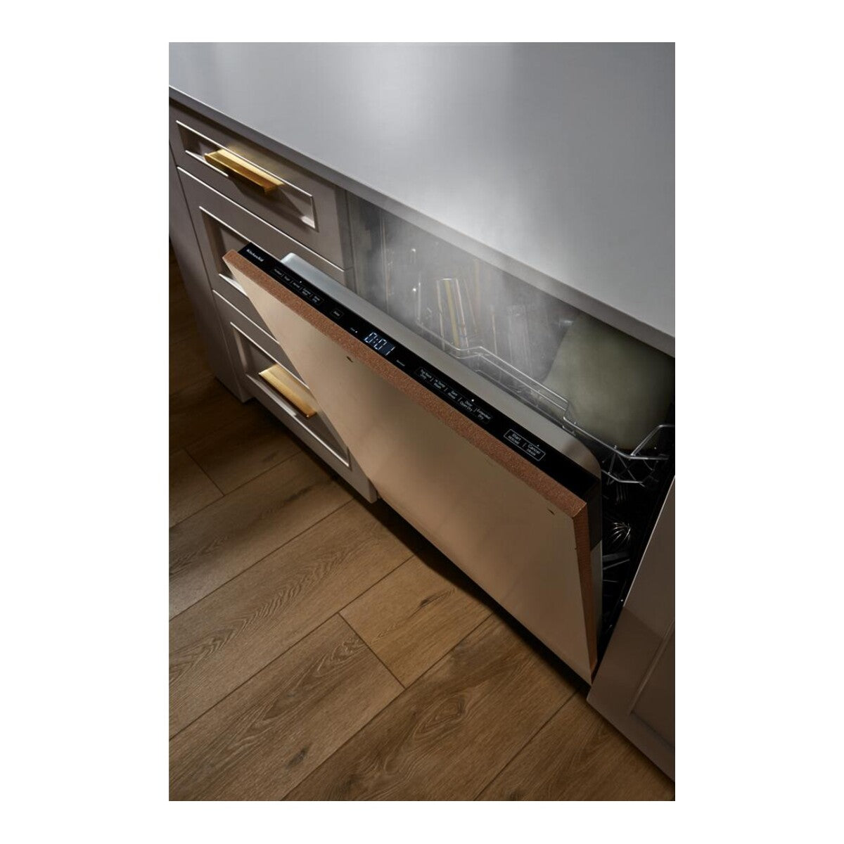 KitchenAid® 44 dBA Panel-Ready Two-Rack Flush Dishwasher with Door-Open Dry System