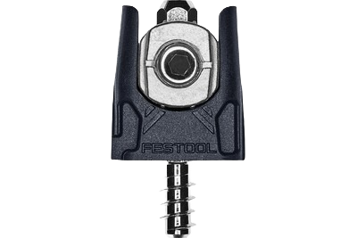 Black and silver corner connector with screw for woodworking tool accessories in Woodworking Tools and Festool collections