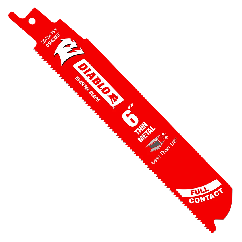Red Diablo 6-inch bi-metal thin metal saw blade for woodworking and power tool accessories under $50