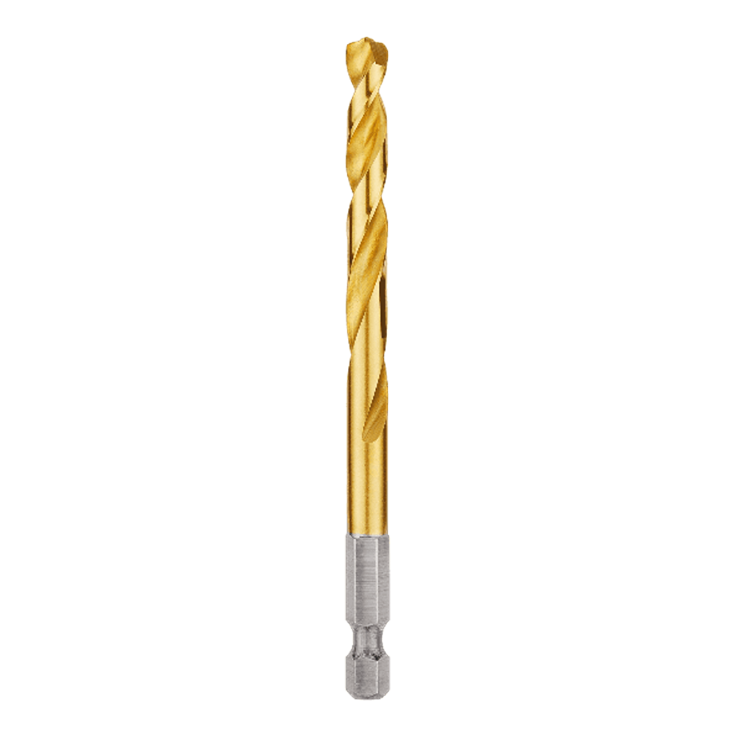 17/64 inch titanium coated drill bit with hex shank designed for durability and precision in home improvement tasks