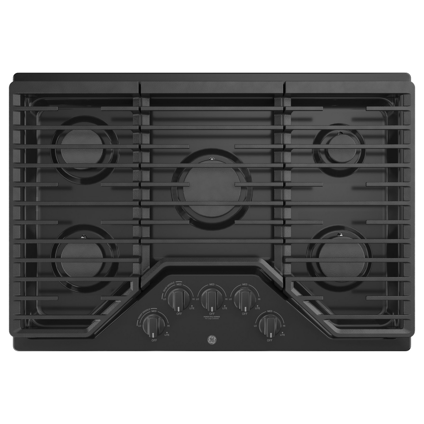 GE® 30" Built-In Gas Cooktop with 5 Burners and Dishwasher Safe Grates