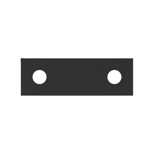 Rectangular gasket with two circular holes designed for sealing and mechanical applications in tools and home improvement projects