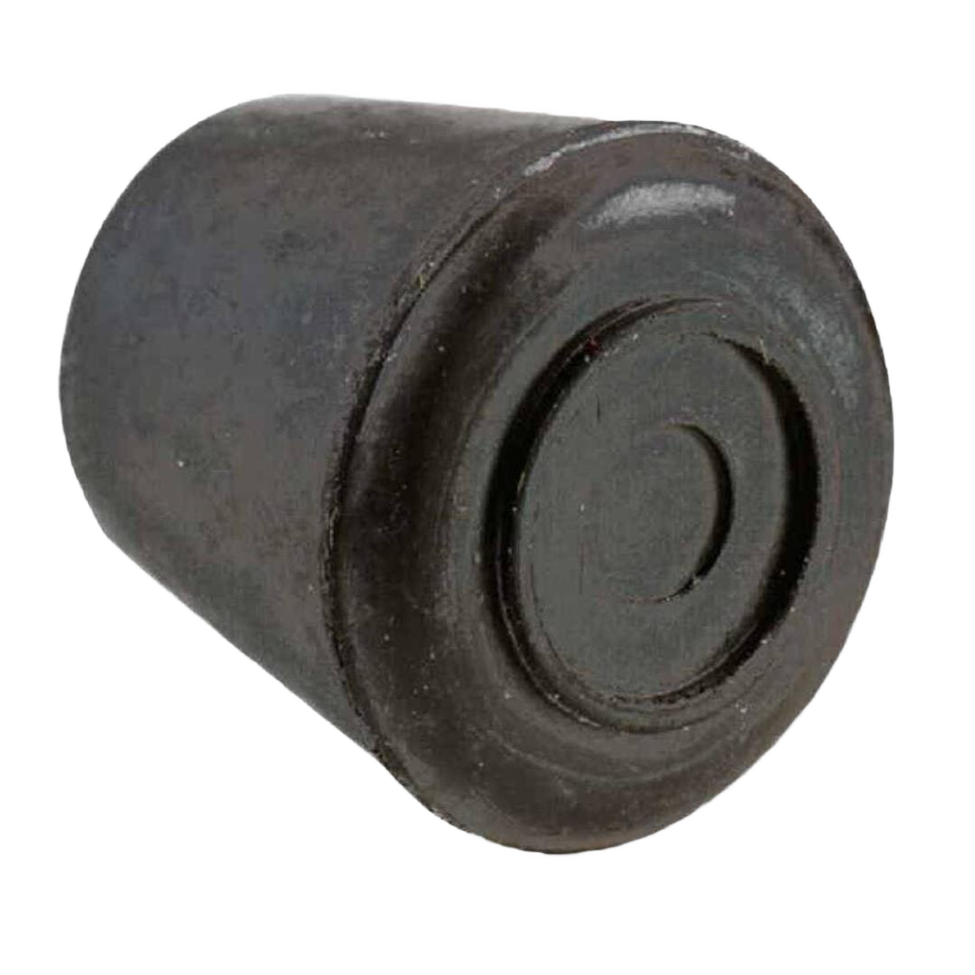 Black hi-tip rubber furniture leg protector designed for floor protection in hardware and furniture accessories collections