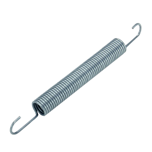 Metal extension spring with hooked ends for use in tools and home improvement projects