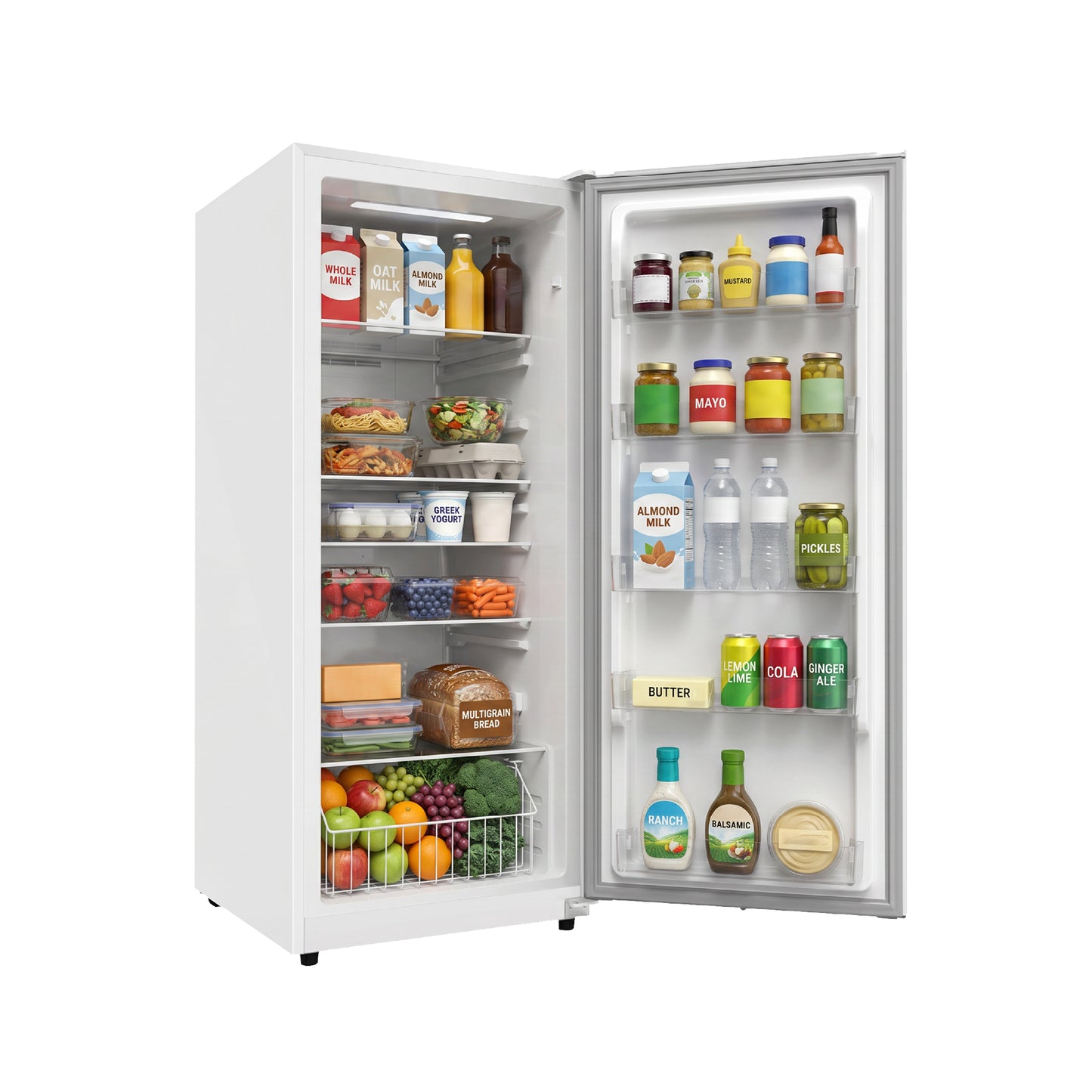 Element 17.0 cu. ft. Upright Convertible Freezer/Refrigerator – White, ENERGY STAR (EXUF17CEEW)
