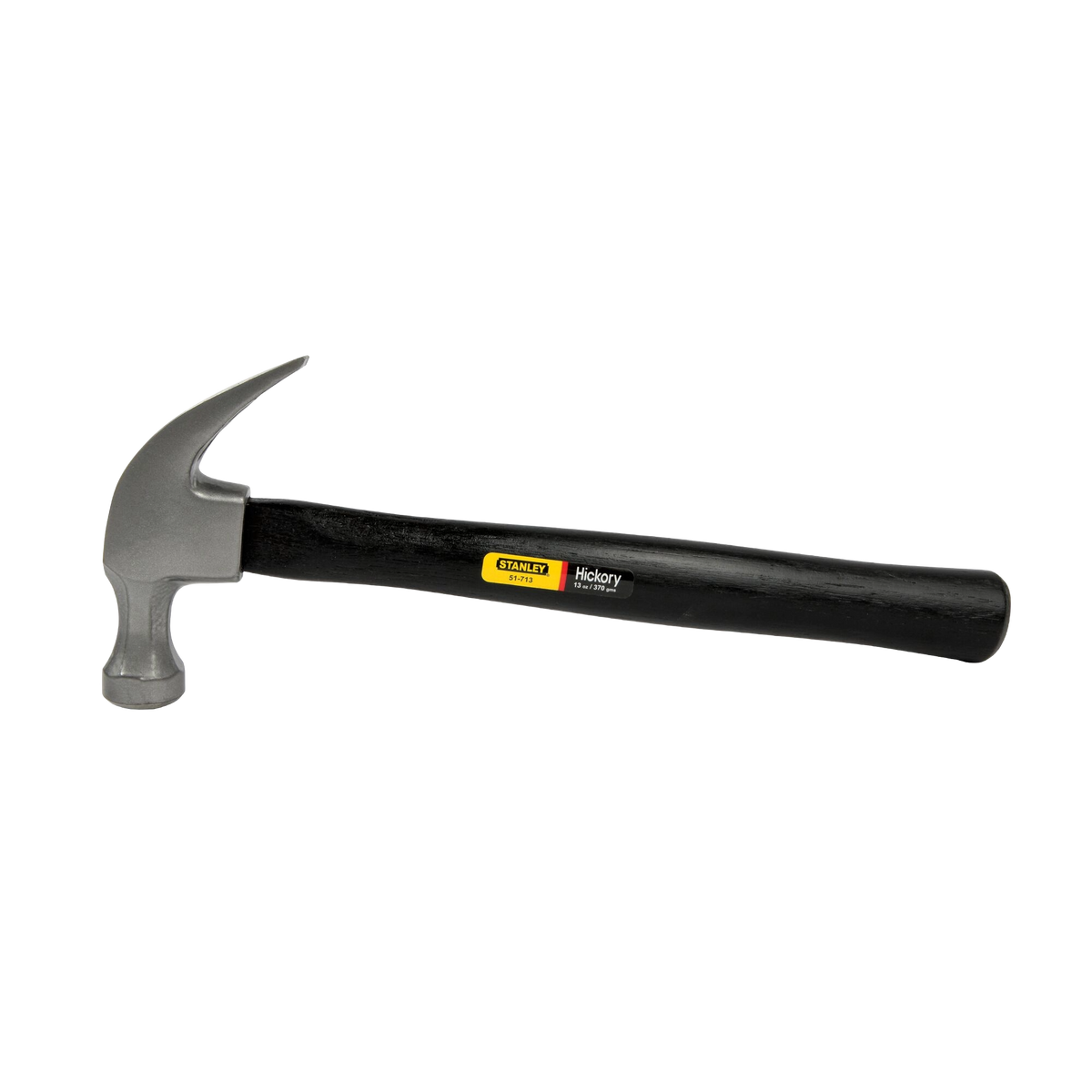 STANLEY 13oz. Smooth-Face Curved Claw Hammer w/Hickory Handle