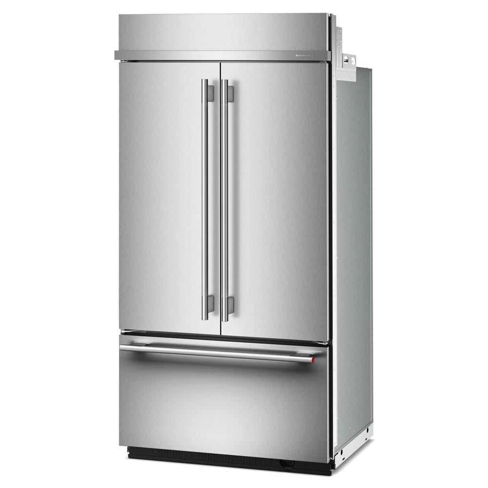 24.2 Cu. Ft. 42-Inch Built-In French Door Refrigerator with Signature Platinum Interior in PrintShield® Stainless Steel