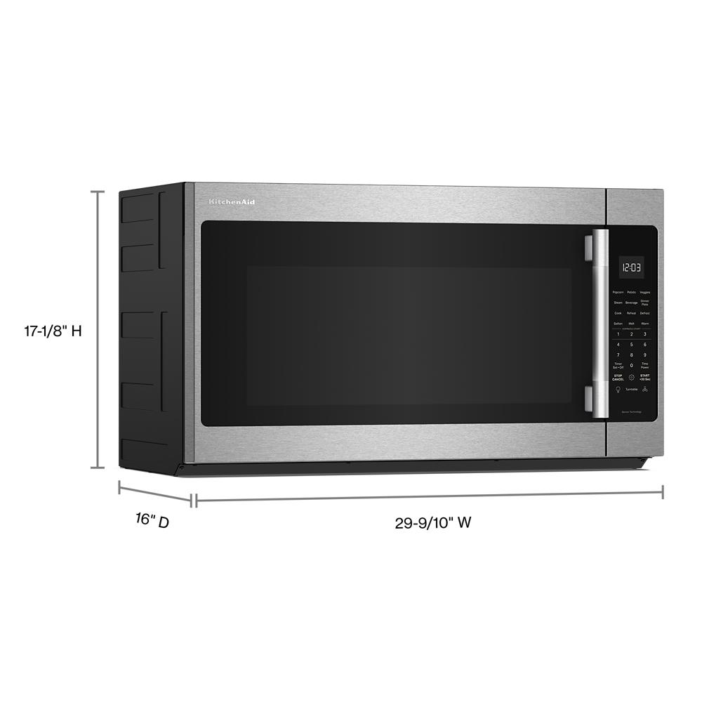 2.1 Cu. Ft. Microwave Hood Combination with a Handle