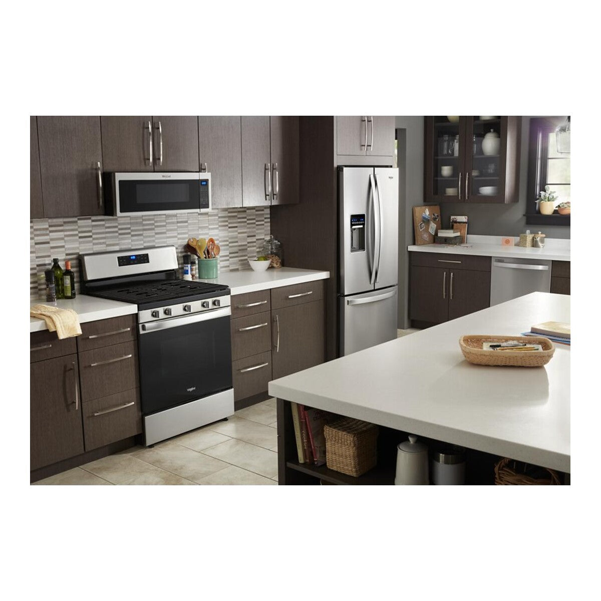 1.1 cu. ft. Low Profile Microwave Hood Combination