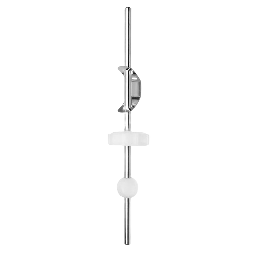 Chrome-plated pop-up ball rod with plastic float and clip for plumbing and sink repair parts under $50