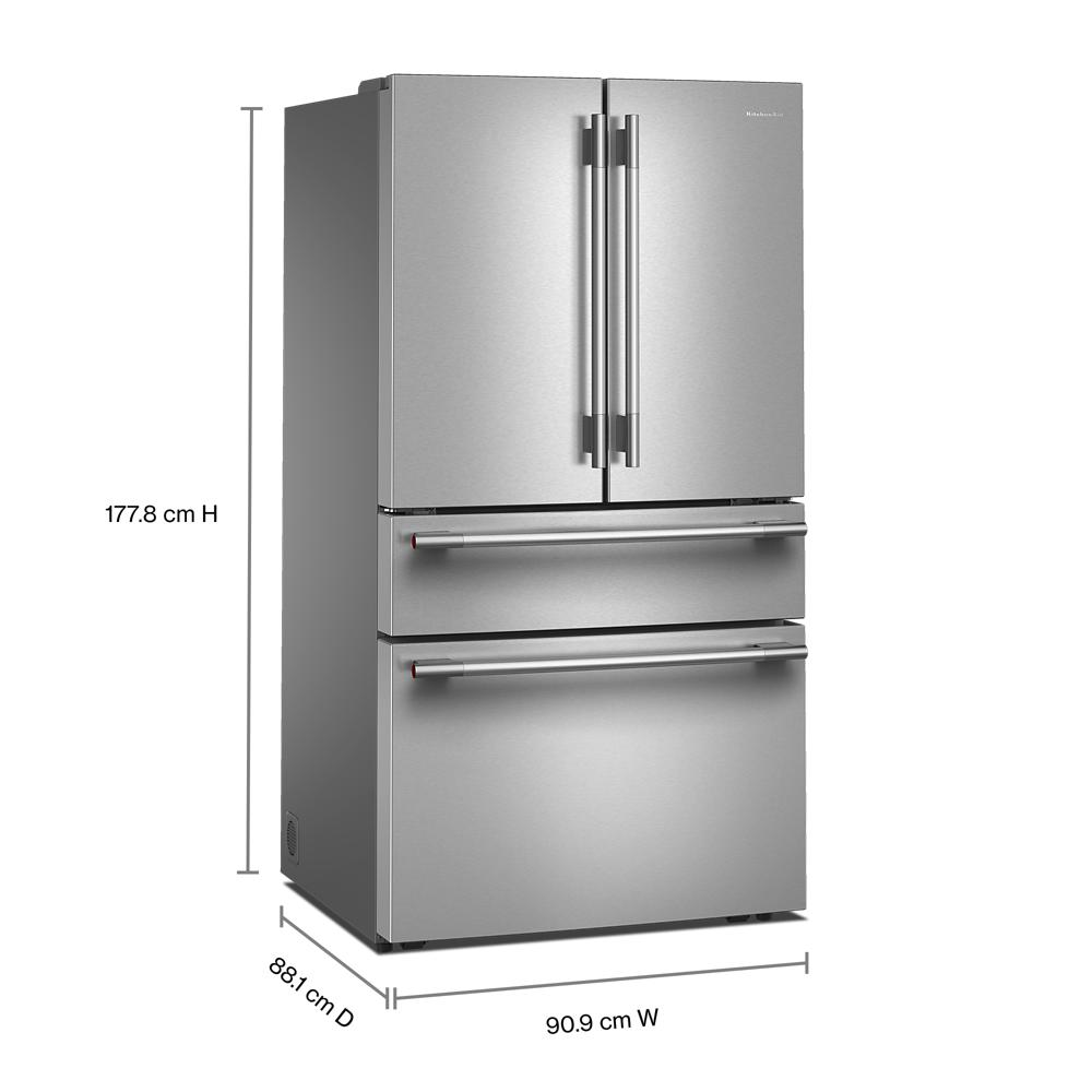 30 cu. ft. French Door Refrigerator with Interior Water and Ice and FreshChill™ Full-Width Refrigerated Drawer